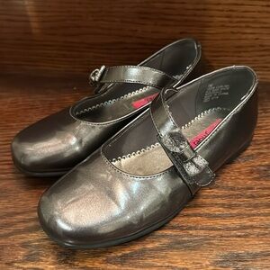 RACHEL SHOES - Girls Silver Patent Dress Shoe